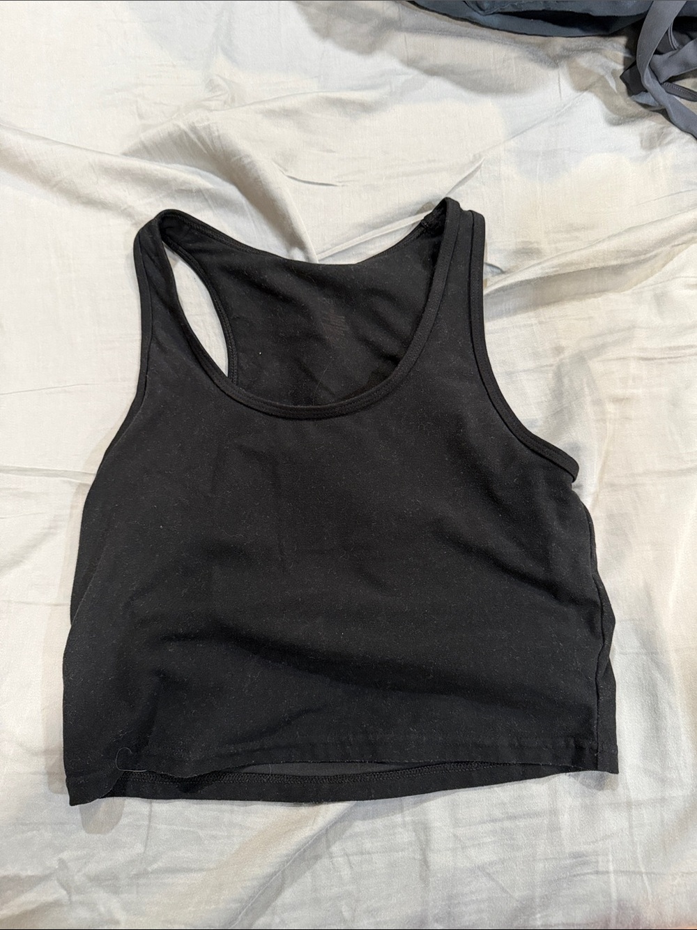 T.J.Maxx Black Racerback Crop Tank